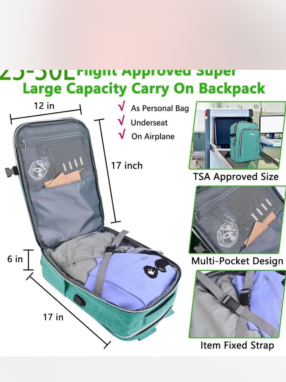 The Backpack with multi functionality & technology, please read. - Picture 3 of 7